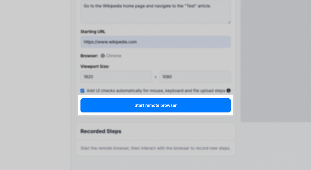 Step screenshot