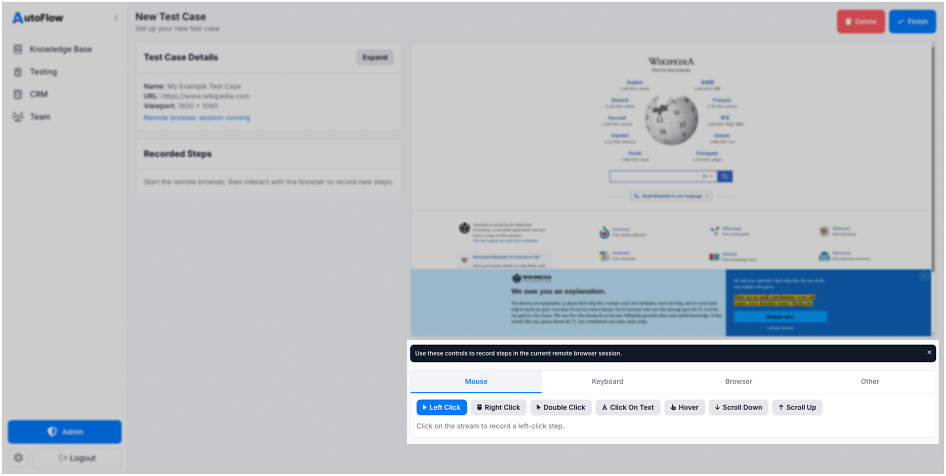 Step screenshot